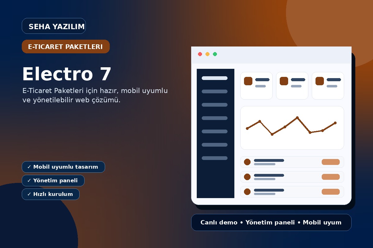 Electro 7 açıklayıcı ürün görseli