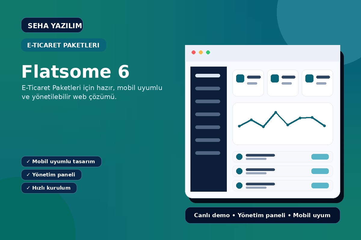 Flatsome 6 açıklayıcı ürün görseli