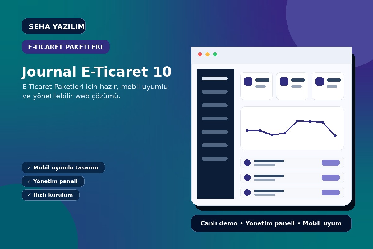 Journal E-Ticaret 10 görseli