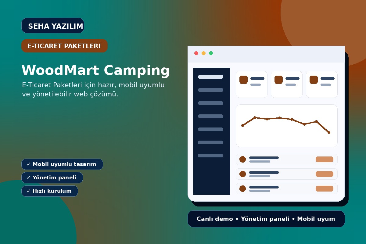WoodMart Camping açıklayıcı ürün görseli