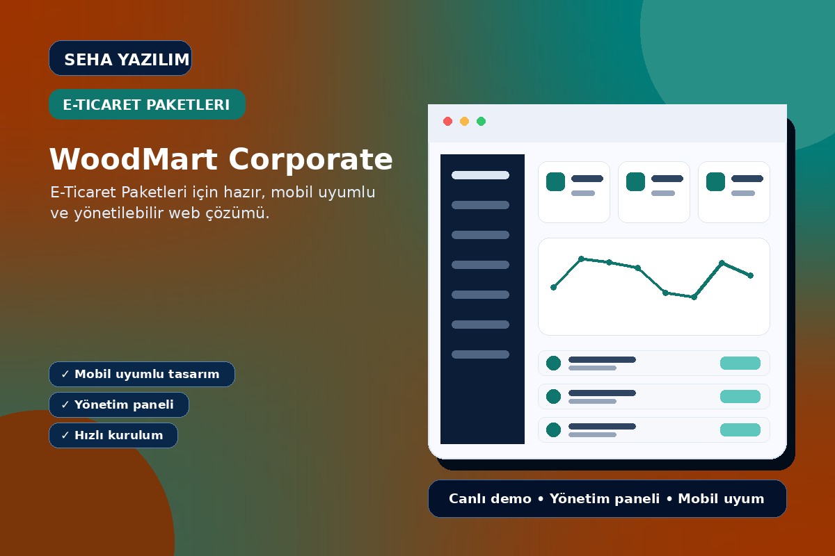 WoodMart Corporate açıklayıcı ürün görseli