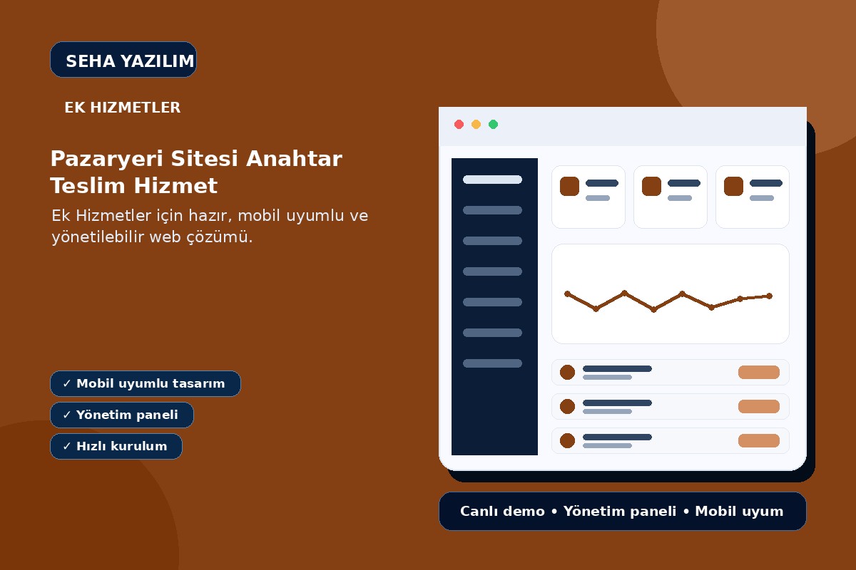 Pazaryeri Sitesi Anahtar Teslim Hizmet görseli