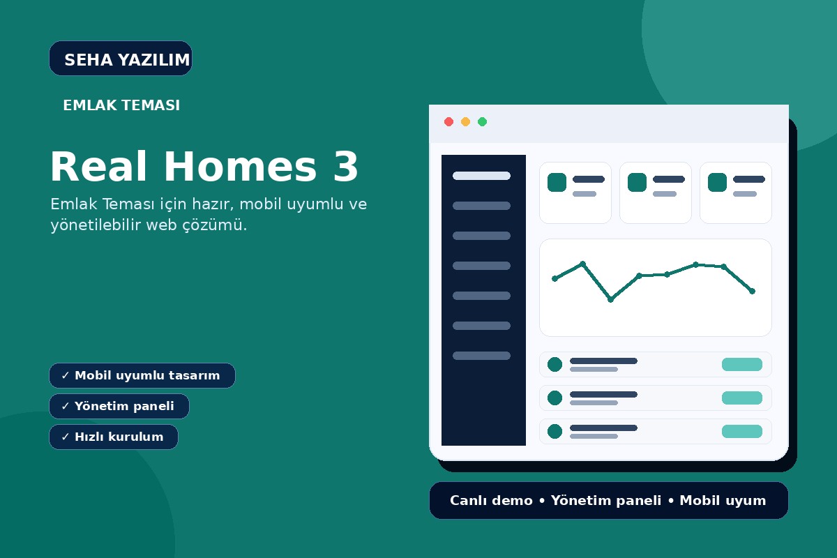 Real Homes 3 açıklayıcı ürün görseli