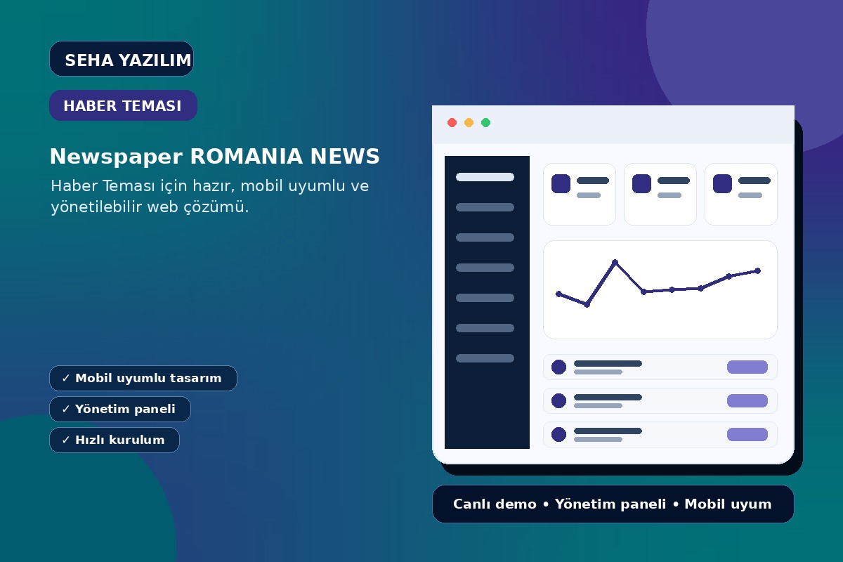 Newspaper ROMANIA NEWS açıklayıcı ürün görseli