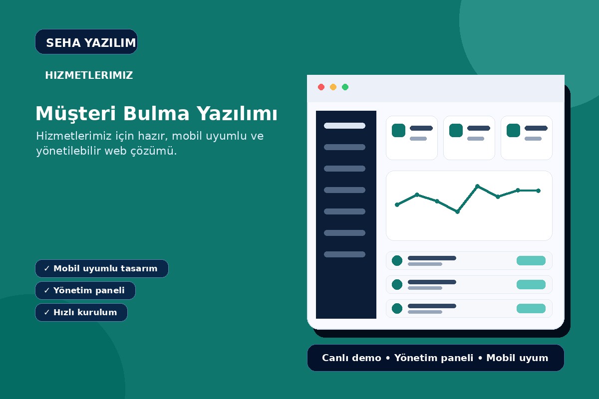 Müşteri Bulma Yazılımı görseli