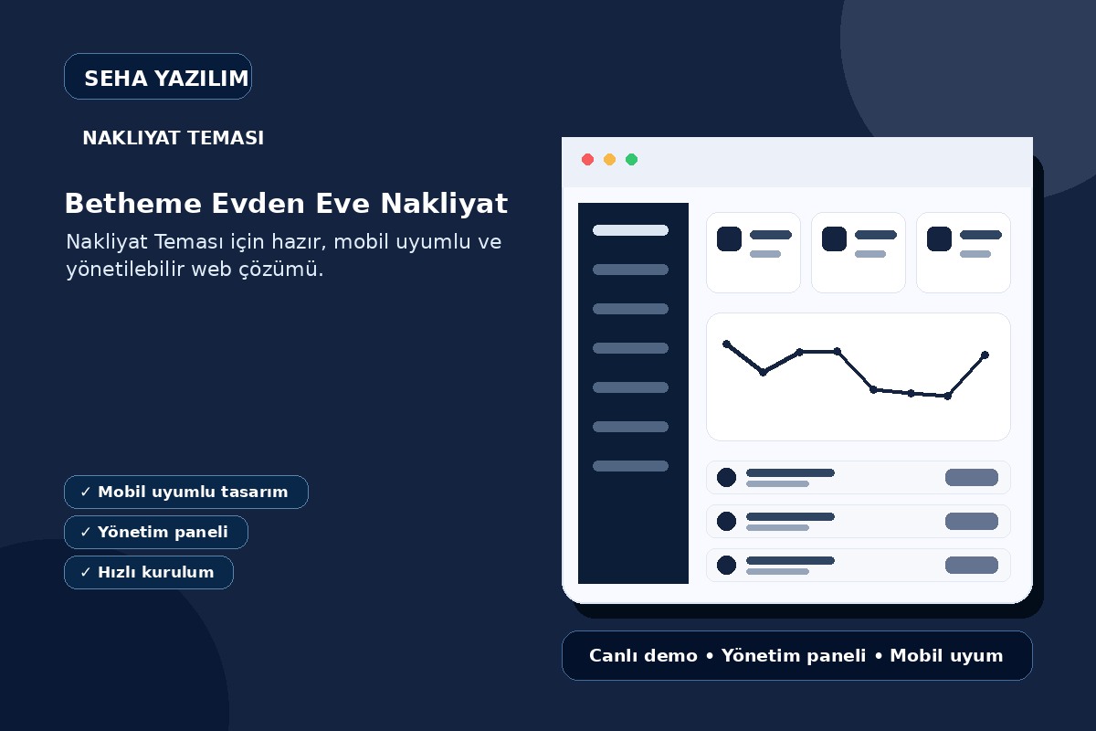 Betheme Evden Eve Nakliyat açıklayıcı ürün görseli