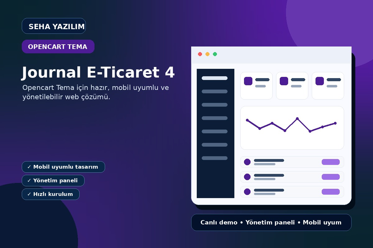Journal E-Ticaret 4 görseli