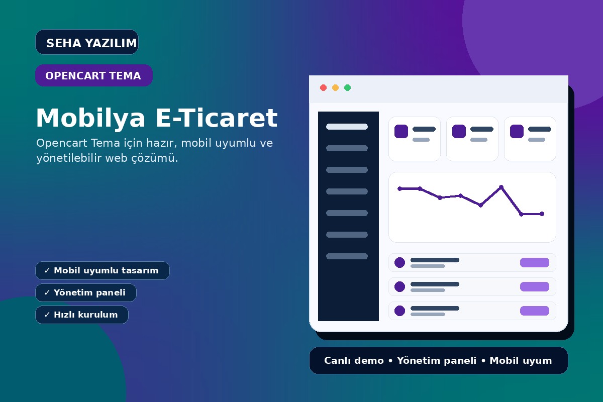 Mobilya E-Ticaret görseli