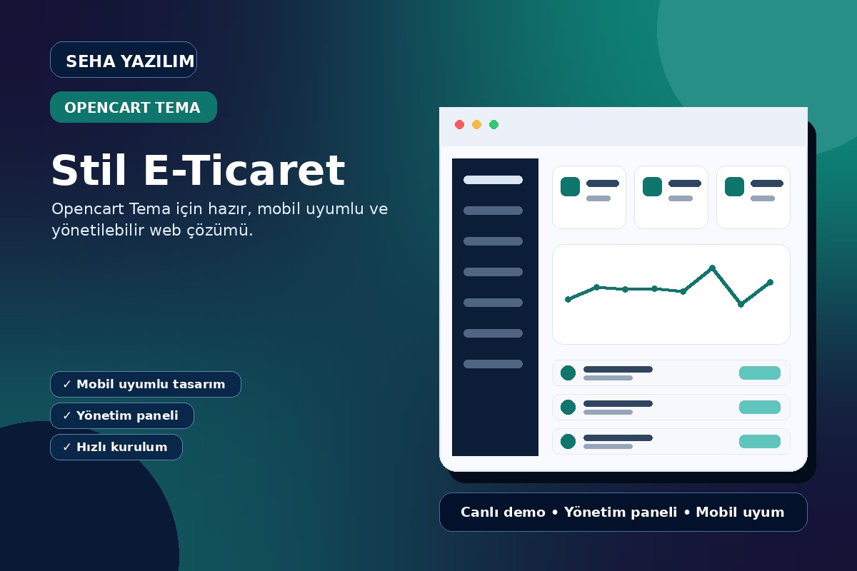 Stil E-Ticaret görseli
