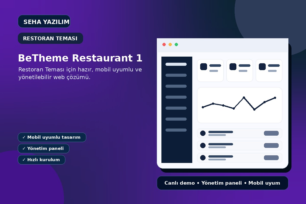 BeTheme Restaurant 1 görseli
