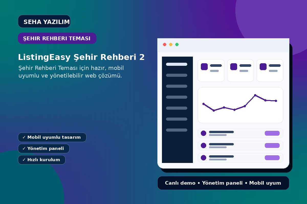 ListingEasy Şehir Rehberi 2 açıklayıcı ürün görseli