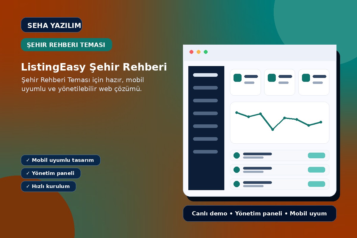 ListingEasy Şehir Rehberi görseli