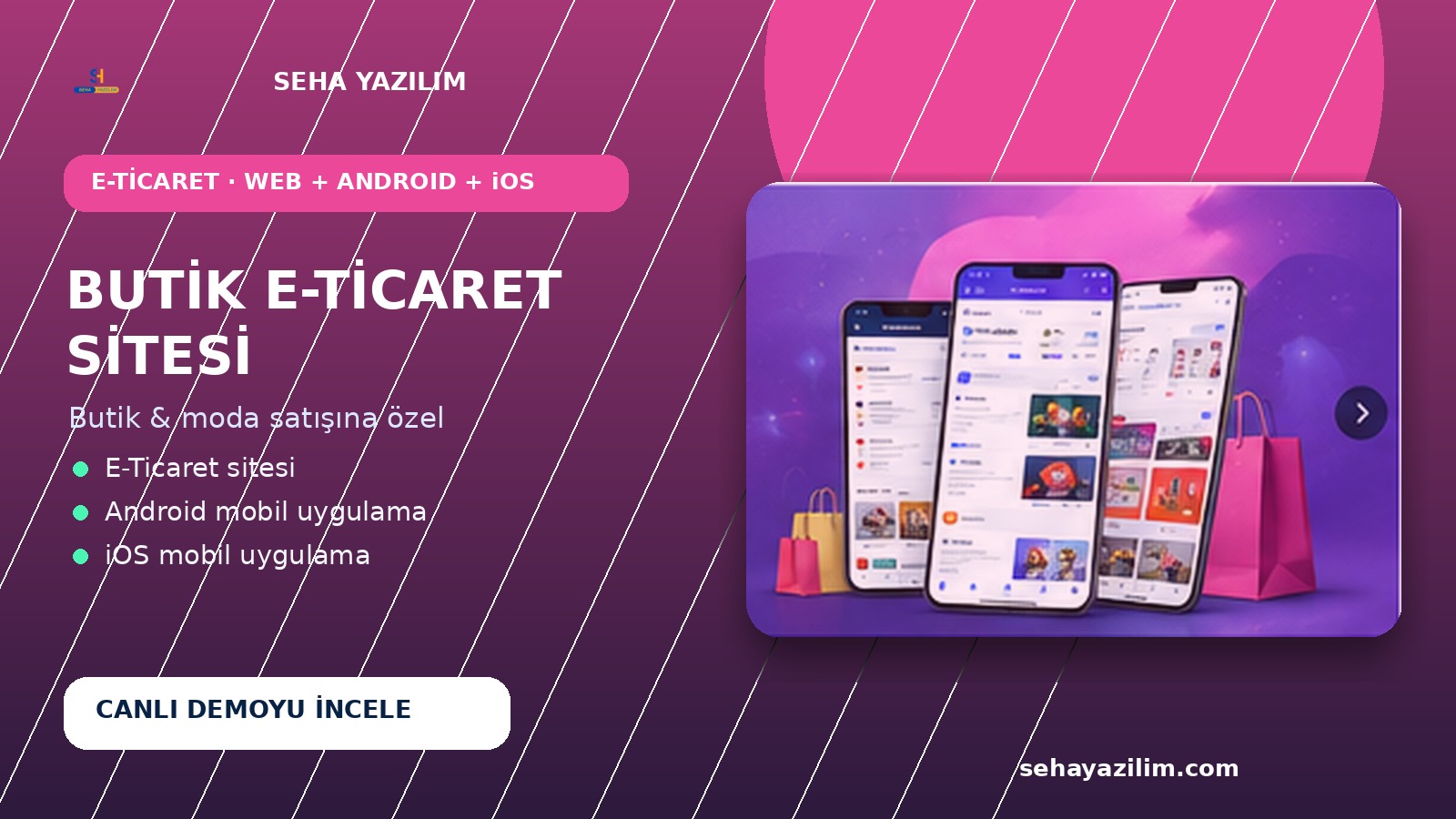 BUTİK E TİCARET SİTESİ görseli