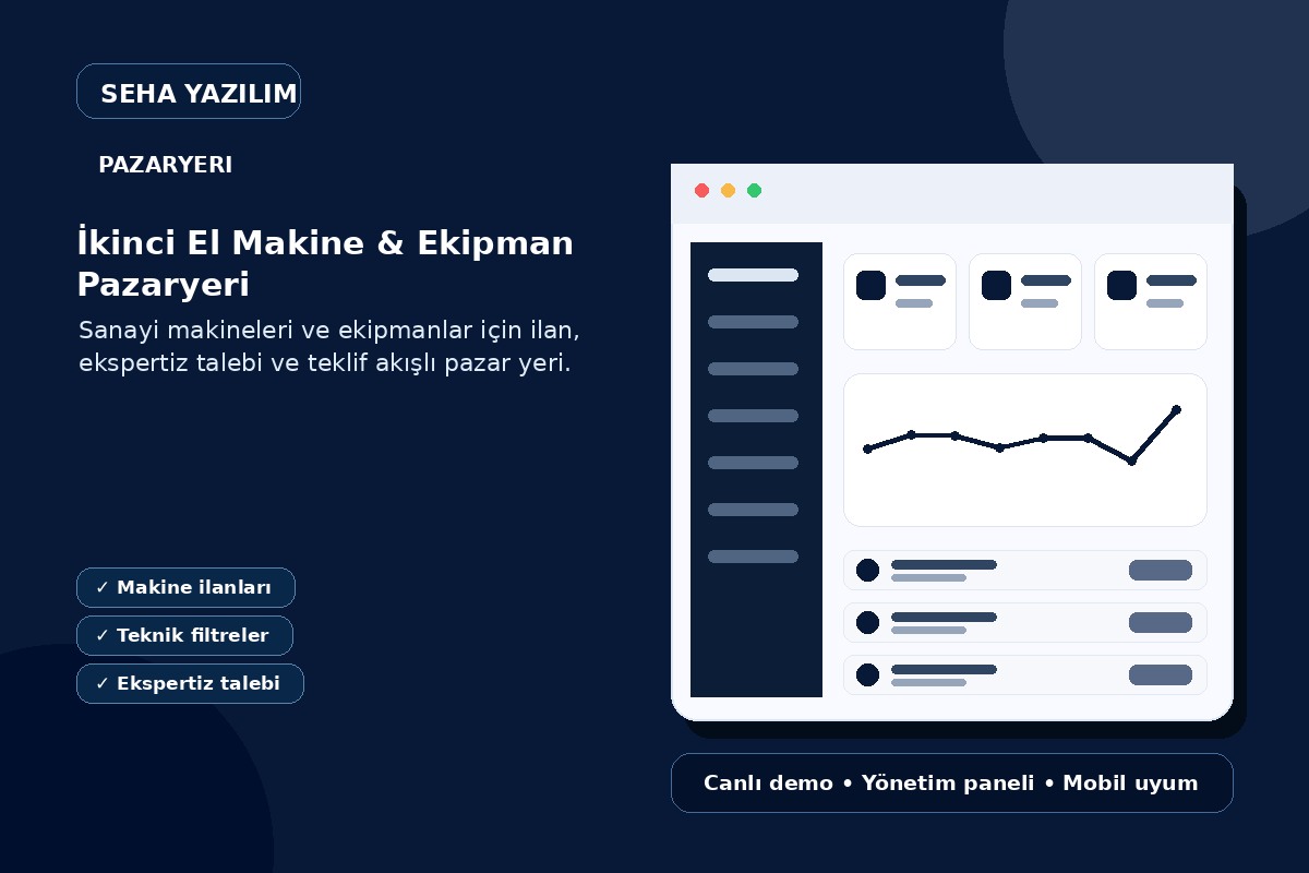 İkinci El Makine & Ekipman Pazaryeri görseli