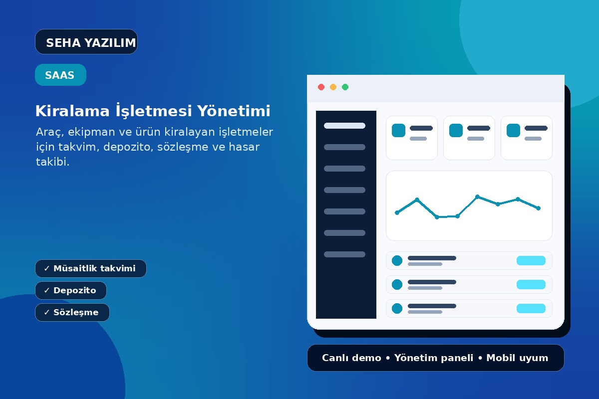 Kiralama İşletmesi Yönetimi görseli