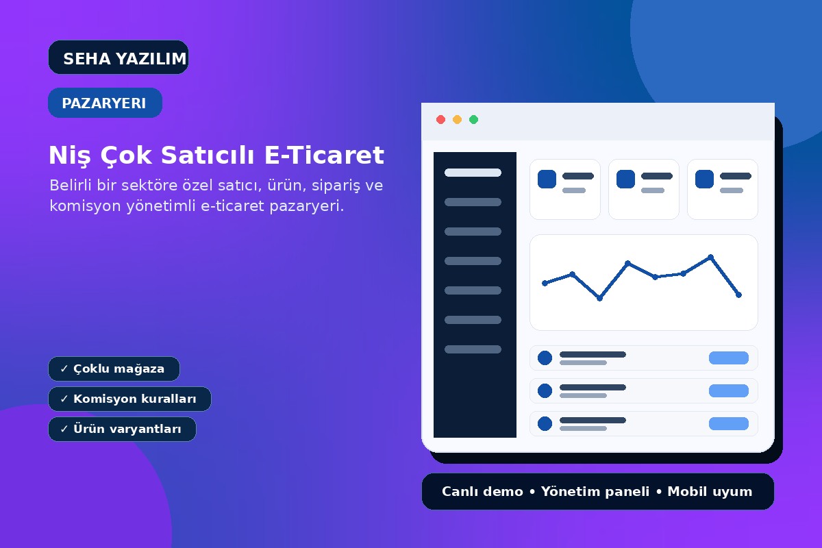 Niş Çok Satıcılı E-Ticaret görseli
