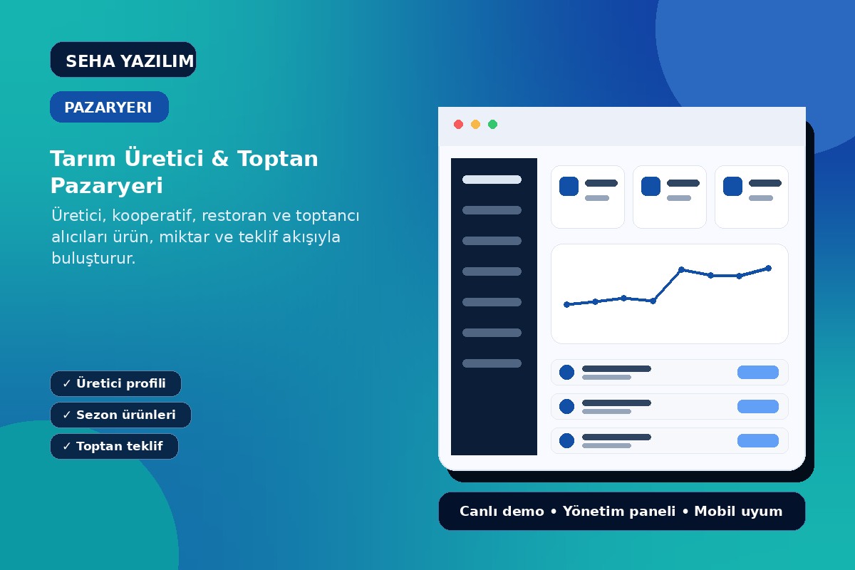 Tarım Üretici & Toptan Pazaryeri açıklayıcı ürün görseli