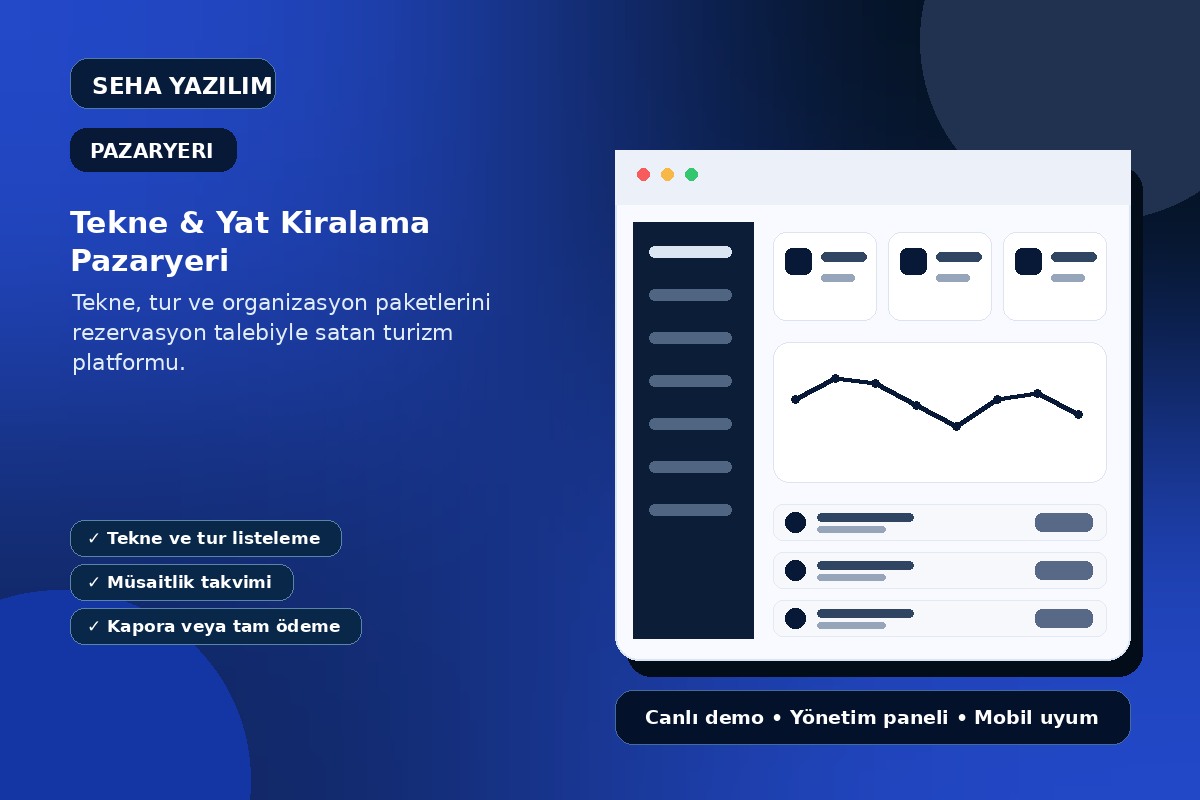 Tekne & Yat Kiralama Pazaryeri görseli