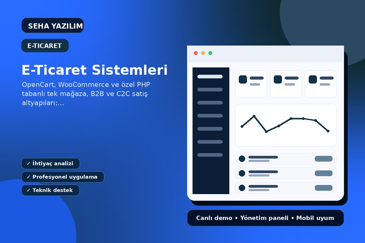 E-Ticaret Sistemleri ürün görseli