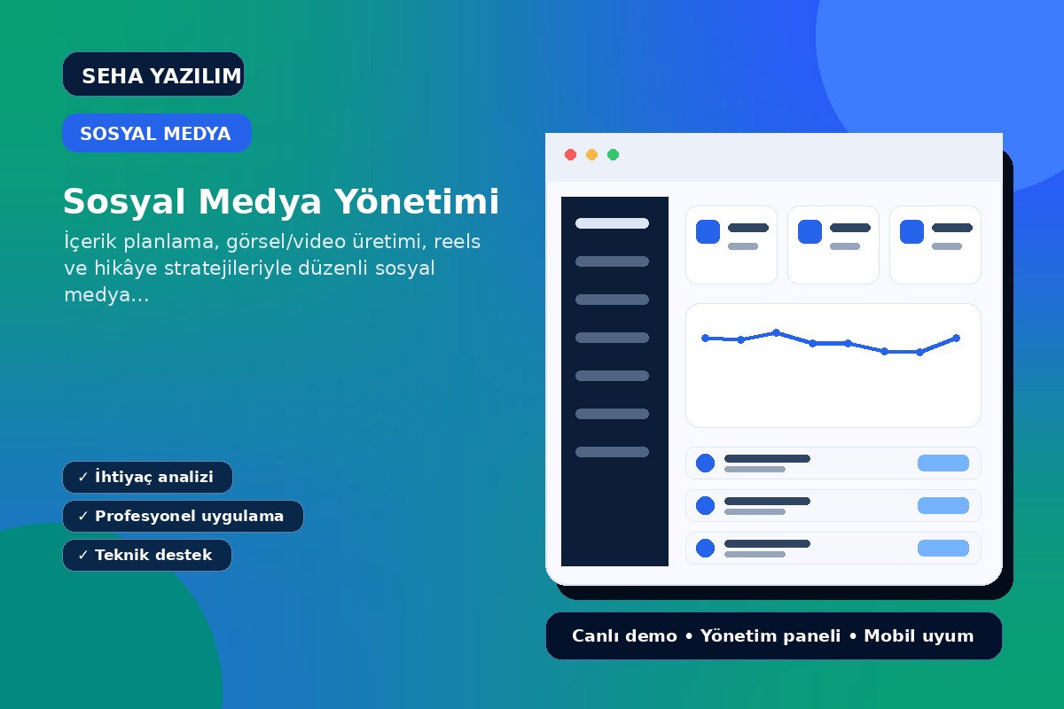 Sosyal Medya Yönetimi ürün görseli