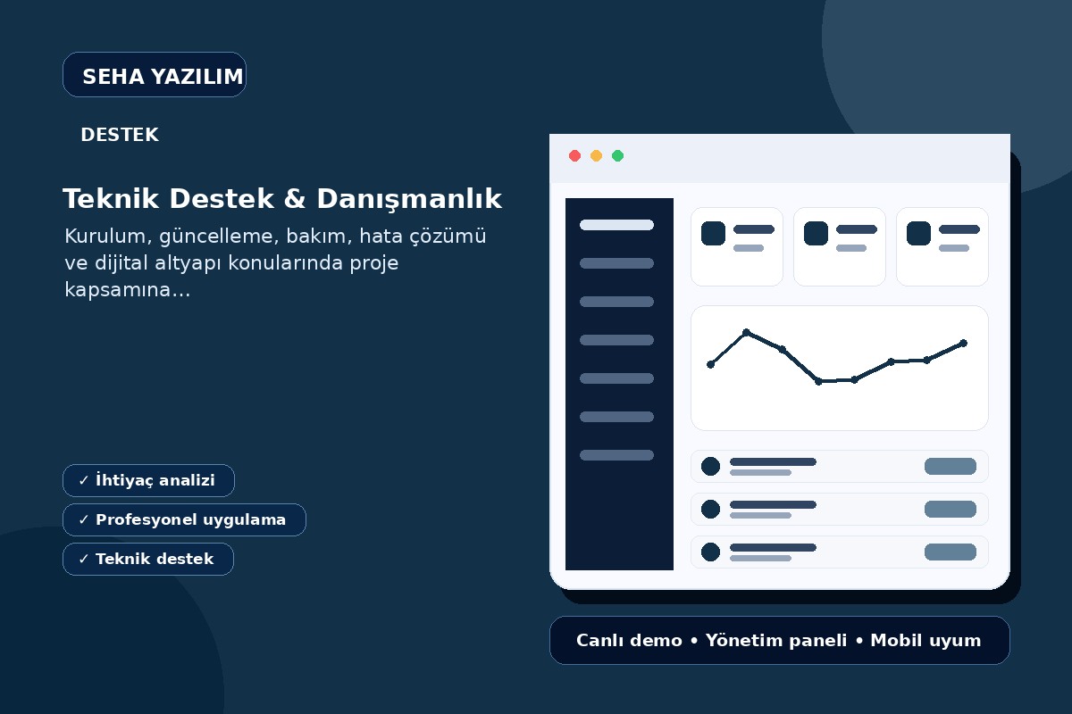 Teknik Destek & Danışmanlık ürün görseli